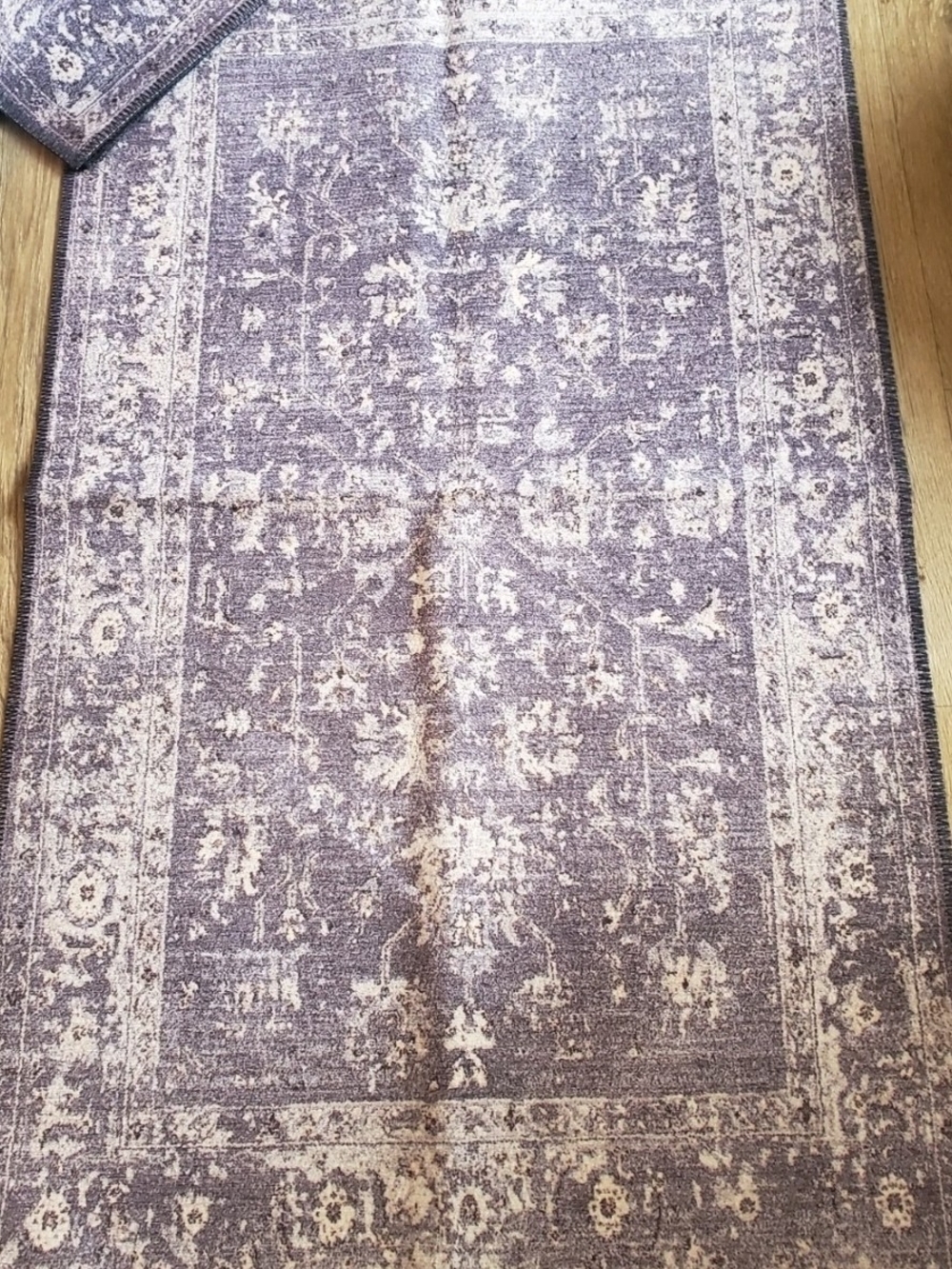 Throw Rug MADISON HOME ACCENT Tabriz Flat Blue NWOT